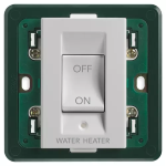 Interruttore 2P 32A WATER/HEATER Silver SERIE VIMAR PLANA