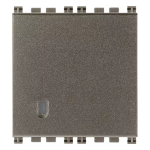 Pulsante 1P NO 10A 2M Metal SERIE VIMAR ARKÈ