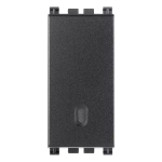 Pulsante 1P NO 10A antibatterico grigio SERIE VIMAR ARKÈ