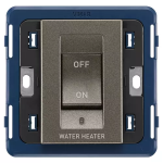 Interruttore 2P 32A WATER/HEATER Metal SERIE VIMAR ARKÈ