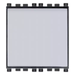 Pulsante targhetta 1P NO 10A ANTIBATTERICO GRIGIO SERIE VIMAR ARKÈ