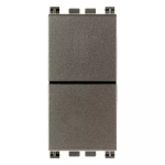 Due pulsanti INDIPENDENTI NO+NO 10A Metal SERIE VIMAR ARKÈ