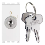 Pulsante 2P NO 16A +chiave bianco SERIE VIMAR ARKÈ