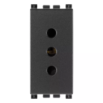 Presa 2P+T 10A P11 antibatterico grigio SERIE VIMAR ARKÈ