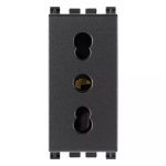 Presa 2P+T 16A P17/11 ANTIBATTERICO grigio SERIE VIMAR ARKÈ