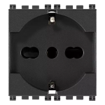 Presa 2P+T 16A universale ANTIBATTERICO GRIGIO SERIE VIMAR ARKÈ