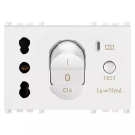 Presa 2P+T 16A P17/11 intb+MTDiffC16 b INTERBLOCCATA MAGNETOTERMICO DIFFERENZIALE SERIE VIMAR ARKÈ