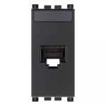 Presa RJ45 Netsafe Cat5e UTP grigio SERIE VIMAR ARKÈ