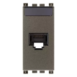Presa RJ45 Netsafe Cat6 FTP Metal SERIE VIMAR ARKÈ