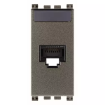 Presa RJ45 Netsafe Cat6A FTP Metal SERIE VIMAR ARKÈ