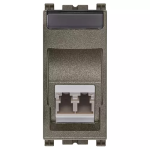 Presa ottica multi 50/125 LC Metal SERIE VIMAR ARKÈ