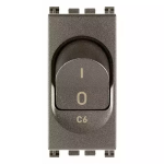 Interruttore MT 1P+N C6 120-230V Metal INTERRUTTORE MAGNETOTERMICO SERIE VIMAR ARKÈ