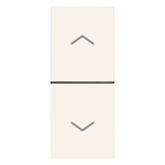 Due pulsanti interbl. NO+NO 10A bianco SERIE VIMAR LINEA