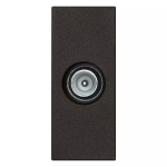 Presa TV-RD-SAT passante nero SERIE VIMAR LINEA