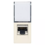 Presa RJ45 Netsafe Cat6A FTP canapa SERIE VIMAR LINEA
