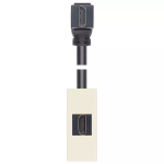 Presa HDMI con cavo a 90° canapa SERIE VIMAR LINEA