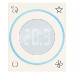 Termostato rotella domotico 2M bianco SERIE VIMAR LINEA