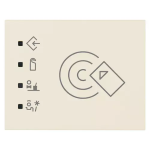 Fuoriporta RFID TROPICALIZZATO KNX canapa SERIE VIMAR LINEA