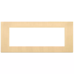Placca 7M oro spazzolato SERIE VIMAR LINEA