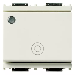 Pulsante 1P NO 10A GENERICO LUMINOSO 2M bianco SERIE VIMAR IDEA