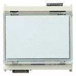 Pulsante TARGHETTA LUMINOSA 1P NO 10A 12-24V bianco SERIE VIMAR IDEA