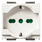 Presa 2P+T 16A universale bianco SCHUKO SERIE VIMAR IDEA
