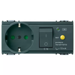 Presa 2P+T 16A P30 intb+MTDiff C16 g INTERBLOCCATA MAGNETOTERMICO DIFFERENZIALE SERIE VIMAR IDEA