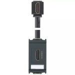 Presa HDMI con cavo a 90° grigio SERIE VIMAR LINEA