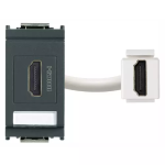 Presa HDMI grigio SERIE VIMAR LINEA