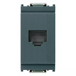 Presa RJ11 6/4 grigio SERIE VIMAR LINEA
