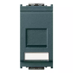 Presa RJ45 Netsafe Cat5e UTP grigio SERIE VIMAR LINEA
