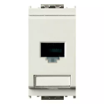 Presa RJ45 Netsafe Cat5e UTP bianco SERIE VIMAR LINEA