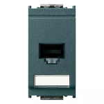 Presa RJ45 Netsafe Cat5e UTP grigio SERIE VIMAR LINEA