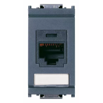 Presa RJ45 Panduit Cat5e UTP grigio SERIE VIMAR LINEA