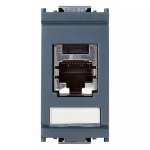 Presa RJ45 Panduit Cat5e FTP grigio SERIE VIMAR LINEA