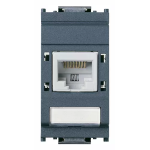 Presa RJ45 R&M Cat5e UTP grigio SERIE VIMAR LINEA