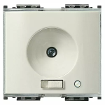 TORCIA + presa ricarica 230V bianco SERIE VIMAR LINEA