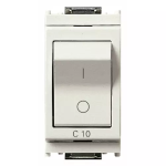 Interruttore MT 1P+N C10 120-230V bianco INTERRUTTORE MAGNETOTERMICO SERIE VIMAR LINEA