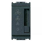 Commutatore a slitta 1P 6(2)A grigio SERIE VIMAR LINEA