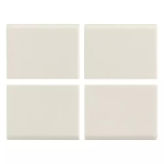 Quattro mezzi tasti fissi 1M n. bianco SERIE VIMAR LINEA