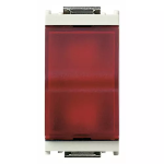 Spia prismatica diffusore rosso bianco SERIE VIMAR IDEA