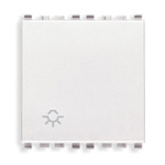 Pulsante 1P NO 10A luce 2M bianco SERIE VIMAR EIKON