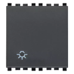 Pulsante 1P NO 10A luce 2M grigio SERIE VIMAR EIKON