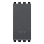 Pulsante 1P NO 10A grigio SERIE VIMAR EIKON