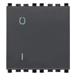 Interruttore 2P 16AX 2M grigio SERIE VIMAR EIKON
