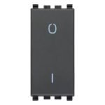 Interruttore 2P 16AX grigio SERIE VIMAR EIKON