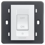 Interruttore 2P 45A COOKER 3M bianco SERIE VIMAR EIKON