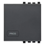Tasto 2M PRESS grigio SERIE VIMAR EIKON