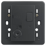 Unità di connessione 13A interr. grigio SERIE VIMAR EIKON