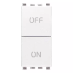 Due pulsanti indipend. NO+NC 10A bianco SERIE VIMAR EIKON